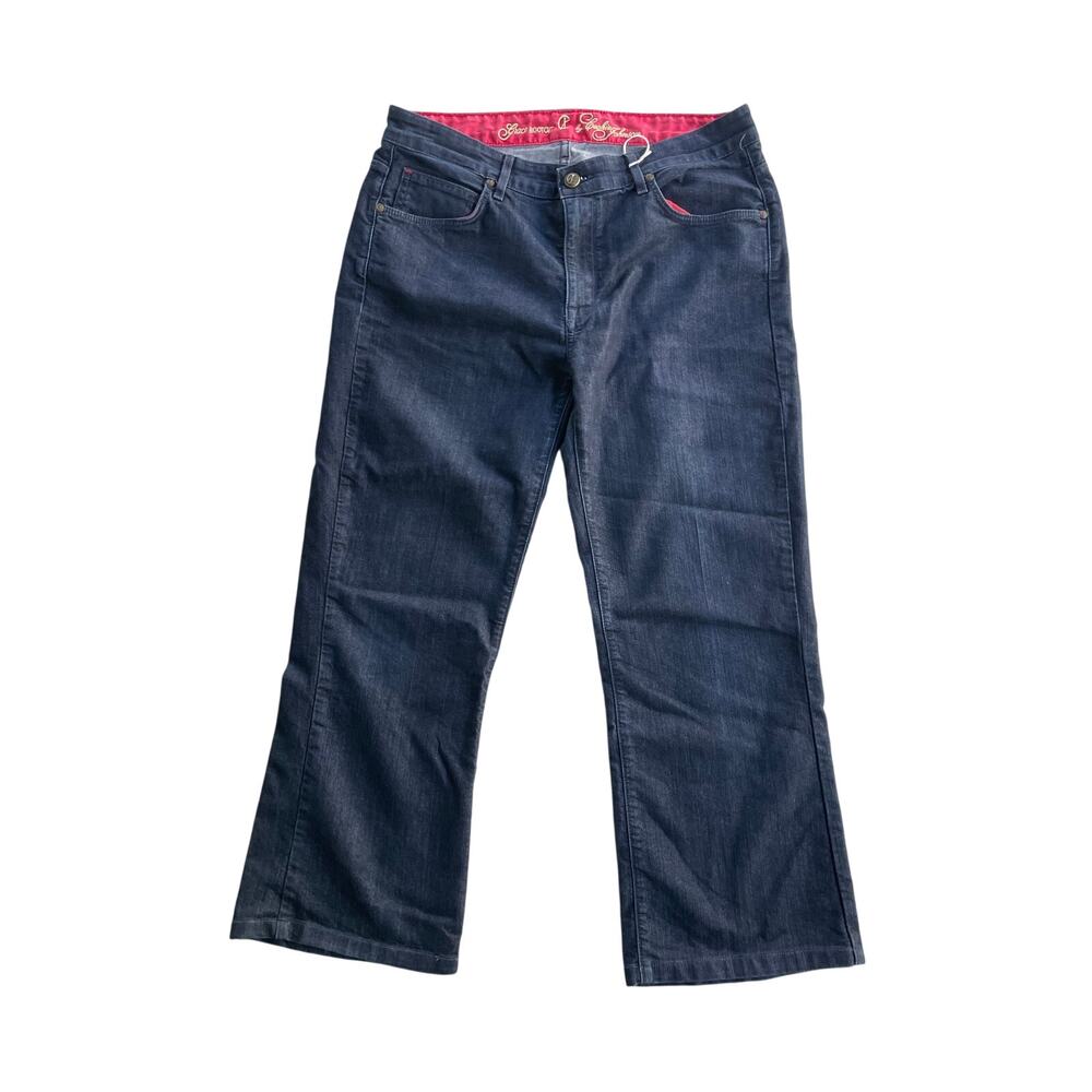 COOKIE JOHNSON, SIZE 32, BLUE GRACE JEANS